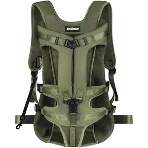 Olive Green pet bonus Dog Harness Backpack carrier